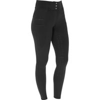 Produktbild von Covalliero Reithose Damen Highwaist mit Vollbesatz und Glitzerapplikation Schwarz Größe 40