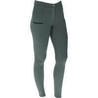 Produktbild von Covalliero Reithose Damen Vollbesatz Grip aus Mikrofaser Jade Green Größe 42
