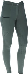 Covalliero Reithose Damen Vollbesatz mit Grip aus Mikrofaser Jade Green Größe 40 – Bild 1 von 1