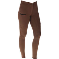 Produktbild von Covalliero Reithose Damen Vollbesatz mit Grip aus Mikrofaser Oak Brown Größe 36