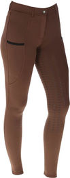 Covalliero Reithose Damen Vollbesatz mit Grip aus Mikrofaser Oak Brown Größe 38 – Bild 1 von 1