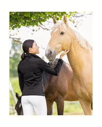 Covalliero Reitjacke für Damen in Schwarz aus Polyester Größe M – Bild 1 von 3