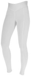Covalliero Reitleggings Damen ClassicStar Weiß Full-Grip Mikrofaser Größe 38/40 – Bild 1 von 11