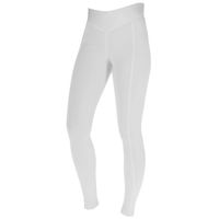 Produktbild von Covalliero Reitleggings Damen ClassicStar Weiß Full-Grip Mikrofaser Größe 38/40