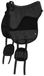 Covalliero Reitpad AiRide Sattelpad aus Kunstleder Schwarz – Bild 1 von 2