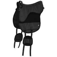 Produktbild von Covalliero Reitpad AiRide Sattelpad aus Kunstleder Schwarz