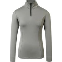 Produktbild von Covalliero Reitshirt Damen Langarm Grau Größe S
