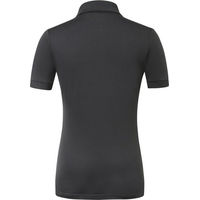 Produktbild von Covalliero Reitshirt Damen Poloshirt aus Polyester Schwarz Grau XL