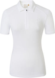 Produktbild von Covalliero Reitshirt für Damen in Weiß aus Polyester Größe XS für den Sommer
