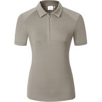 Produktbild von Covalliero Reitshirt für Damen Sommer aus Polyester in Beige oder Grau Größe L