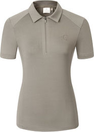 Covalliero Reitshirt für Damen Sommer aus Polyester in Beige oder Grau Größe XL – Bild 1 von 2