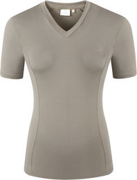 Covalliero Reitshirt für Damen Sommer Beige Polyester XL – Bild 1 von 2