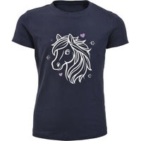 Produktbild von Covalliero Reitshirt für Kids Sommer Blau Polyester Größe 152-158