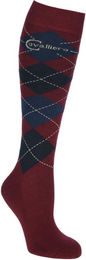 Covalliero Reitsocken Brescia Grau Beere Größe 40/42 – Bild 1 von 1