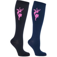 Produktbild von Covalliero Reitsocken Janne Kompressionssocken Unisex Schwarz Größe 40-42