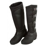 Produktbild von Covalliero Reitstiefel Classic für Damen, Winterstiefel Schwarz, Größe 42, wasserdicht, Synthetik