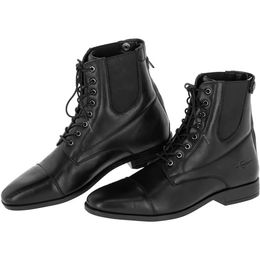 Covalliero Reitstiefel FS26 Leder Unisex Schwarz Größe 38 – Bild 1 von 5