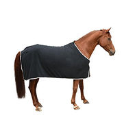 Produktbild von Covalliero RugBe Economic Fleecedecke für Pferde Schwarz 145cm