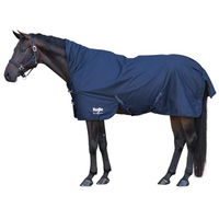 Produktbild von Covalliero RugBe Highneck Outdoor Pferdedecke für Pferde in Dark Navy Blau 155 cm