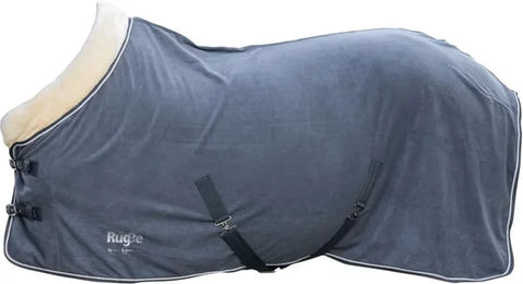 Covalliero RugBe Royal Fleecedecke für Pferde Grau 165cm – Bild 1 von 6