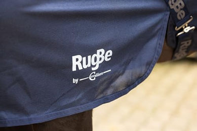 Covalliero RugBe Superfly Fliegendecke für Pferde mit Halsteil in Blau – Bild 1 von 8