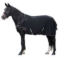 Produktbild von Covalliero RugBe Wasserdichte Fleece-Wanderdecke für Pferde Schwarz 130 cm