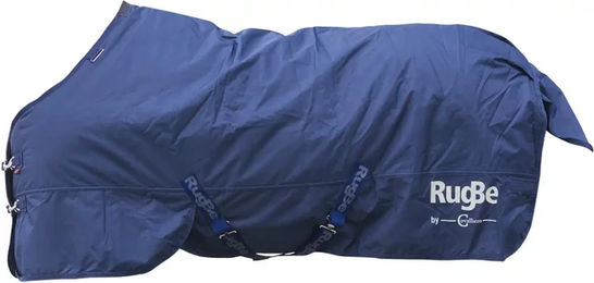 Produktbild von Covalliero RugBe Zero Outdoor-Pferdedecke aus Polyester Blau 165 cm