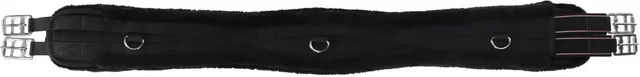 Produktbild von Covalliero Sattelgurt mit Fleece Schwarz 120 cm