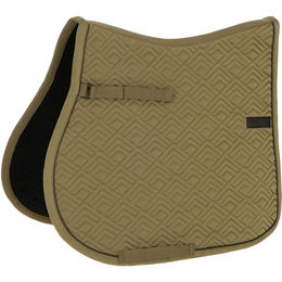 Covalliero Schabracke FS26 für Warmblut Pferde in Braun Walnut mit Sattel- und Gurtschlaufen – Bild 1 von 4