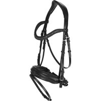 Produktbild von Covalliero Schwedische Braut Pony Trense aus Leder in Schwarz