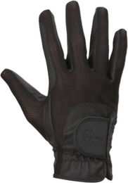 Covalliero Sommerreithandschuhe Summer Tech in Schwarz mit Nubukoptik aus Kunstleder Grösse S – Bild 1 von 5