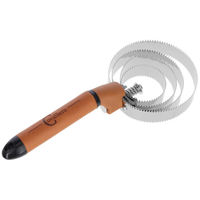 Produktbild von Covalliero Spiralstriegel Deluxe für Pferde aus Kunstleder in Braun