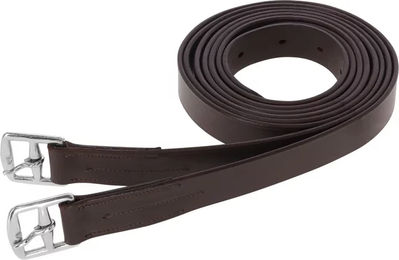 Covalliero Steigbügelriemen für Pferde aus Leder für Kinder in Schwarz 130 cm Paar - 2 x 130 cm – Bild 1 von 4