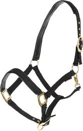 Produktbild von Covalliero TopLine Pferdehalfter aus Nylon in Schwarz Größe XFull