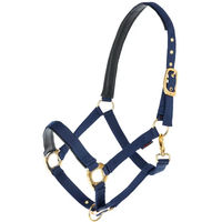 Produktbild von Covalliero TopLine Pferdehalfter Full aus Nylon in Blau
