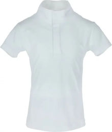 Produktbild von Covalliero Turnier-Poloshirt Reitshirt für Mädchen in Weiß Größe 12/13 Jahre