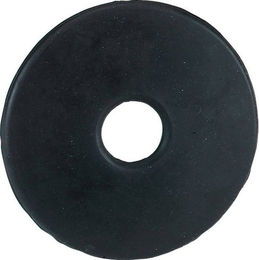 Covalliero Unterlegscheiben für Pferdegebisse aus Gummi Schwarz 2 Stück - 2 x 9 cm – Bild 1 von 3