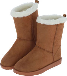 Produktbild von Covalliero Winter Reitstiefel aus Kunstleder für Damen und Herren Braun Größe 36 wasserabweisend