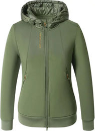 Covalliero Zip-Hoodie Damen Kapuzenjacke in Olivgrün Größe XL – Bild 1 von 1