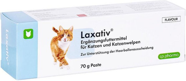 Produktbild von Cp Laxativ Ergänzungsfuttermittel Paste für Katzen und Kitten zur Unterstützung der Verdauung und gegen Haarballen 70g