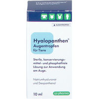 Produktbild von cp-pharma Hyalopanthen Augentropfen für Tiere mit Hyaluronsäure und Dexpanthenol 10 ml