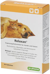 CP-Pharma Relaxan Doppelpack 2 x 30 Tabletten zur Beruhigung für Hunde und Katzen mit Multivitaminen – Bild 1 von 4