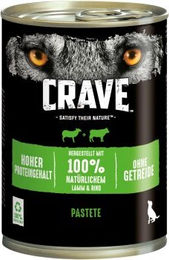 Crave Adult Nassfutter für Hunde Lamm Rind Schwein Getreidefrei 24x400 g - 24 x 400 g – Bild 1 von 3