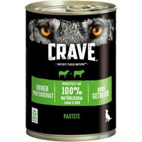 Produktbild von Crave Adult Nassfutter für Hunde Lamm Rind Schwein Getreidefrei 24x400 g - 24 x 400 g