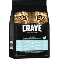 Produktbild von Crave Adult Trockenfutter für Katzen mit Lachs und Weißfisch, getreidefrei, 7kg - 7 kg