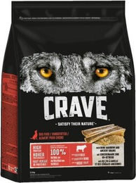 Crave Hund Trockenfutter Rind mit Knochenmark und Urgetreide Adult 2,8kg - 2,8 kg – Bild 1 von 7