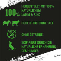 Produktbild von Crave Hundefutter Adult Lamm und Rind Getreidefrei 6x400g Dose
