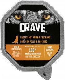 Crave Hundefutter Adult Pastete Huhn und Truthahn getreidefrei 14 x 150 g - 14 x 150 g – Bild 1 von 5
