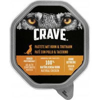 Produktbild von Crave Hundefutter Adult Pastete Huhn und Truthahn getreidefrei 14 x 150 g - 14 x 150 g