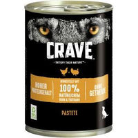 Produktbild von Crave Hundefutter Adult Pastete mit Huhn und Truthahn getreidefrei 6x400g - 6 x 400 g